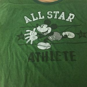 Kids Mickey Mouse green T-shirt size 10/12